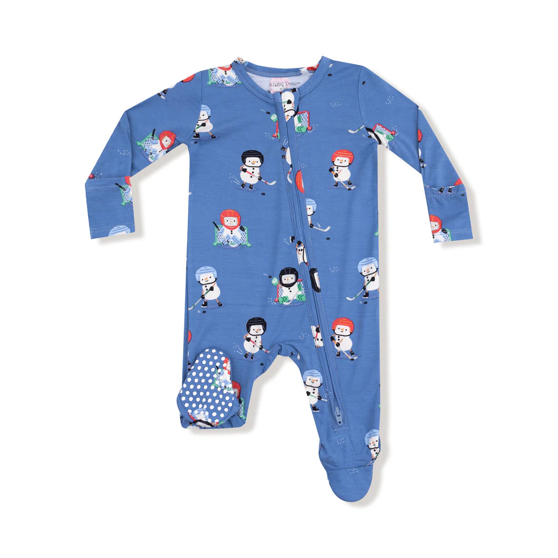 Snow Folks Ice Hockey 2-Way Zipper Footies