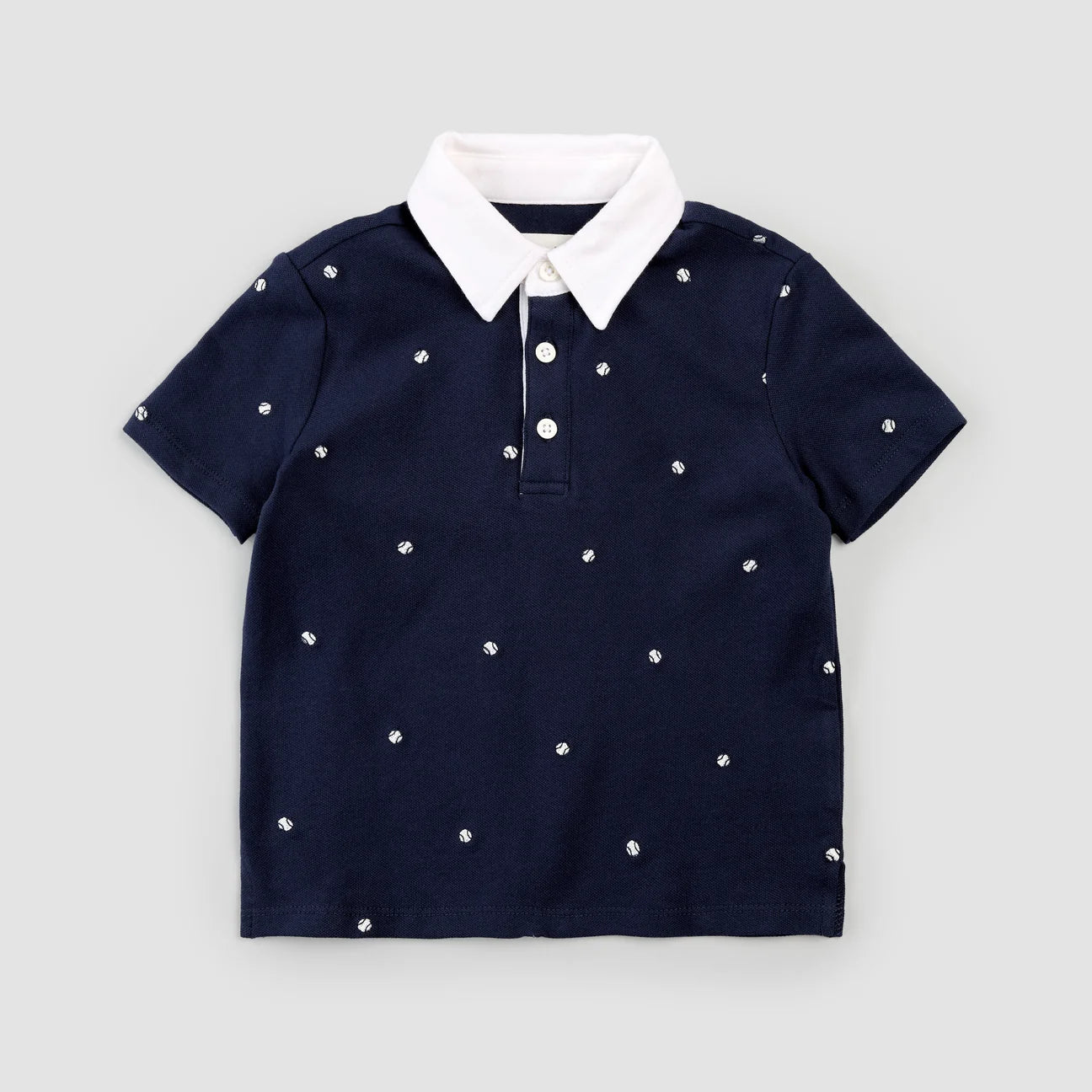 Embroidered Tennis Balls Pique Polo