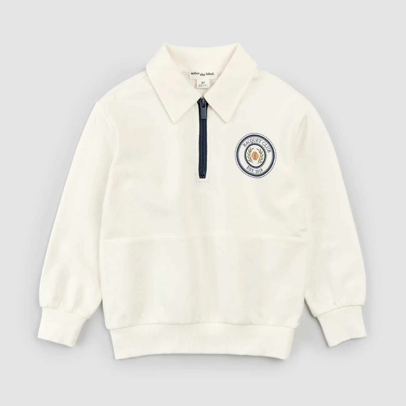 Racquet Club Half Zip Polo Sweater
