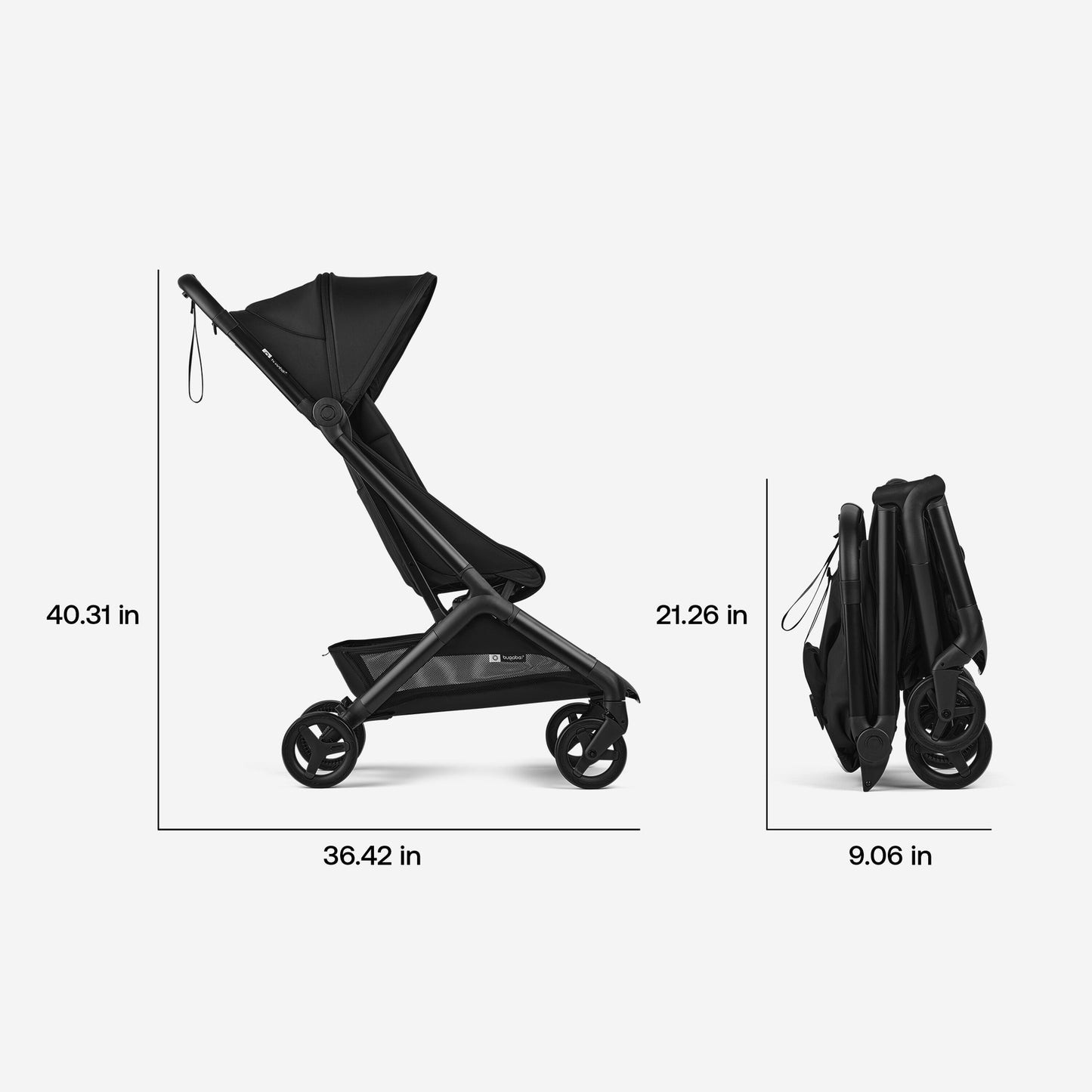 Bugaboo Butterfly 2 Travel Stroller - Heritage Black