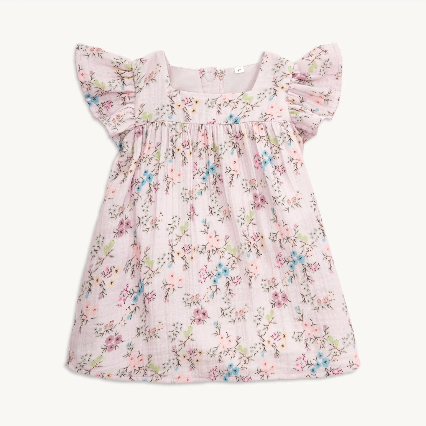 Emily Cotton Magnetic Easy Peasy Flutter Sleeve Dress