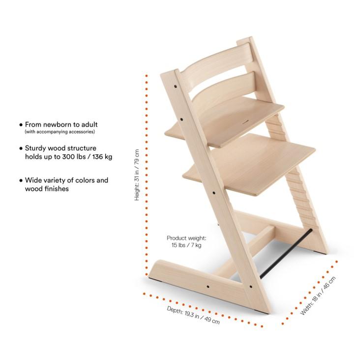 Tripp Trapp High Chair² - Oak Warm Brown