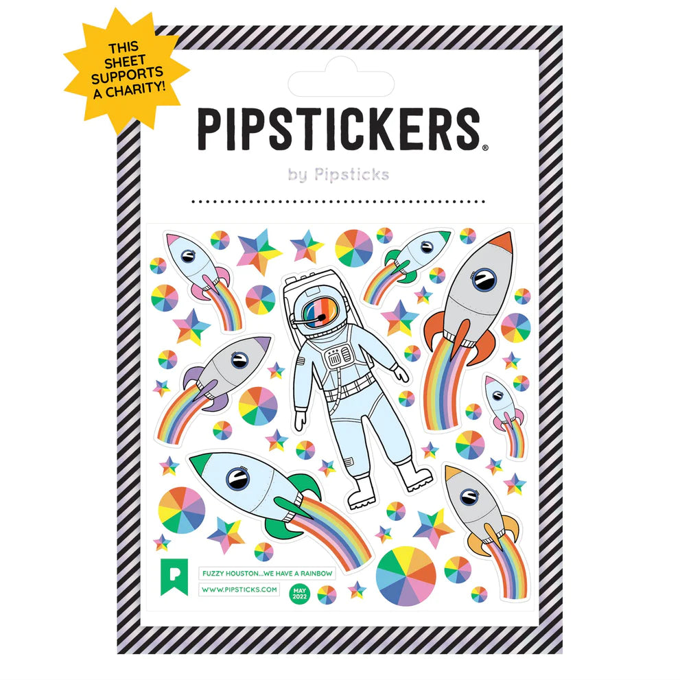 Pipsticks Pinstriped Rainbow Washi