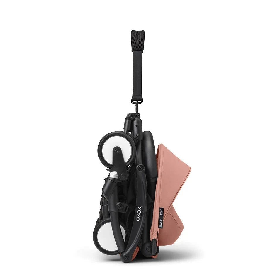 Stokke® YOYO³ Stroller From 6 Months - Ginger on Black Frame