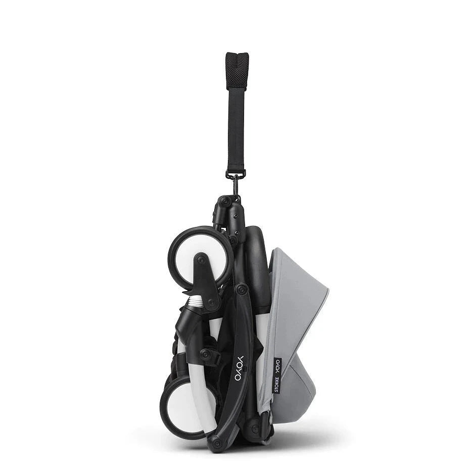 Stokke® YOYO³ Stroller From 6 Months - Stone on White Frame