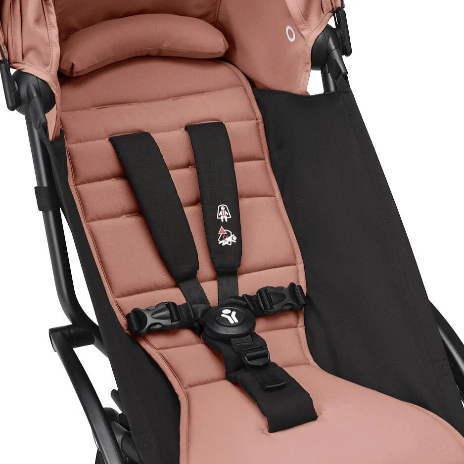 Stokke® YOYO³ Stroller From 6 Months - Ginger on Black Frame