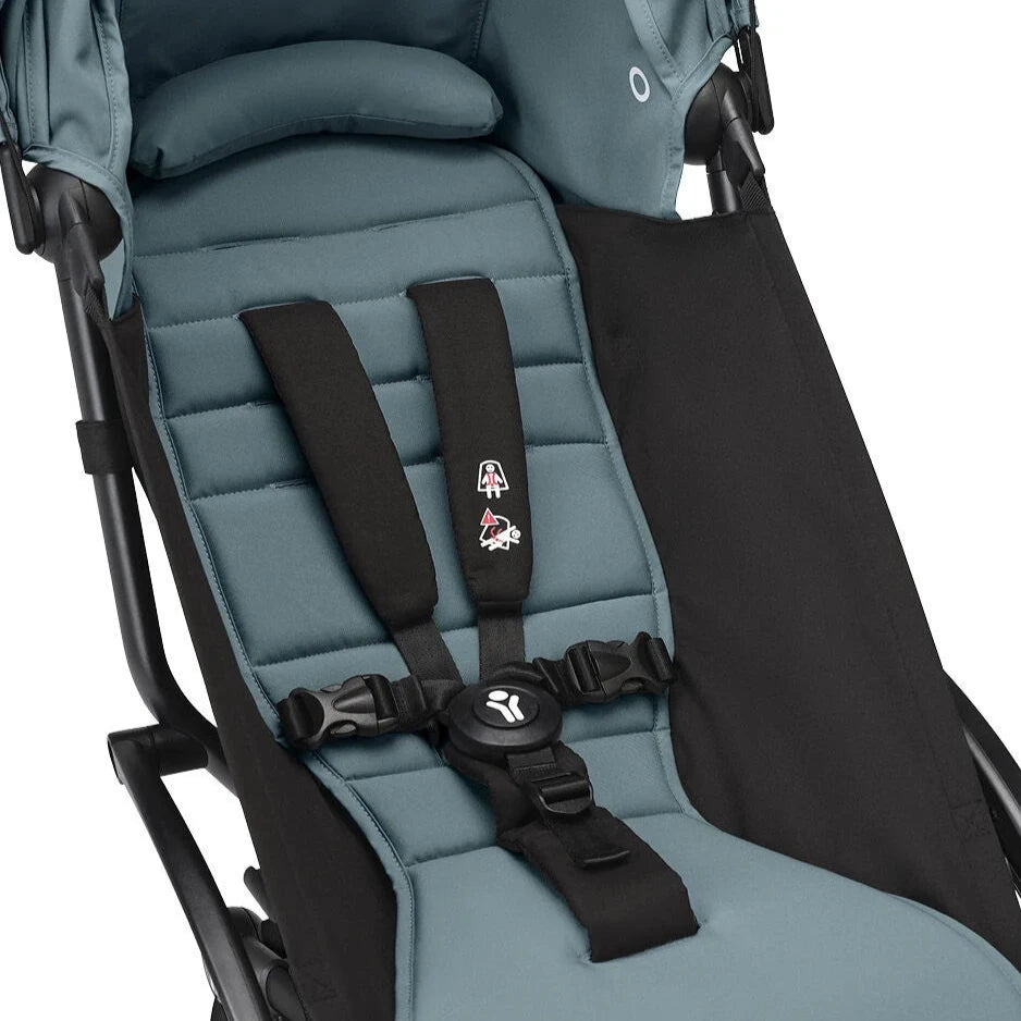 Stokke® YOYO³ Stroller From 6 Months - Aqua on Black Frame