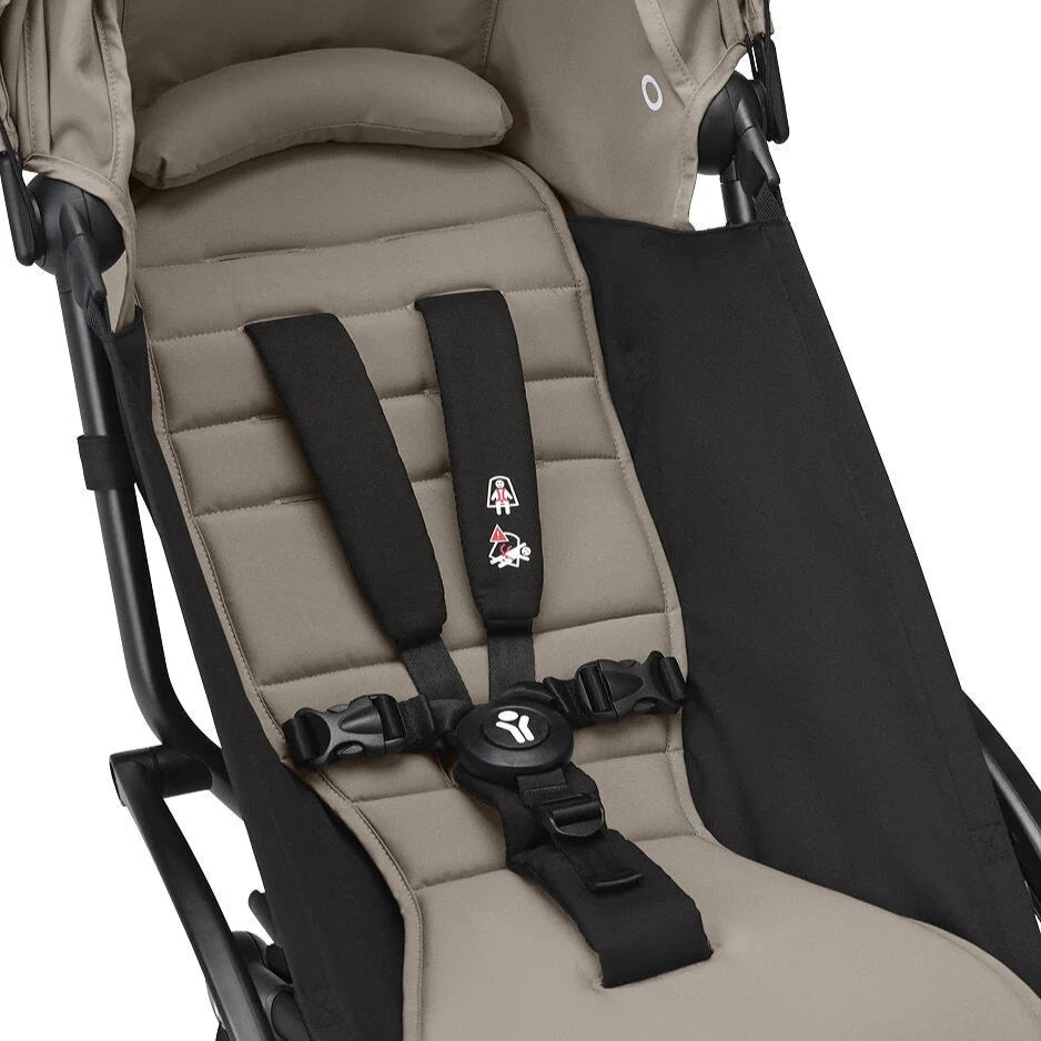 Stokke® YOYO³ Stroller From 6 Months - Taupe on Black Frame