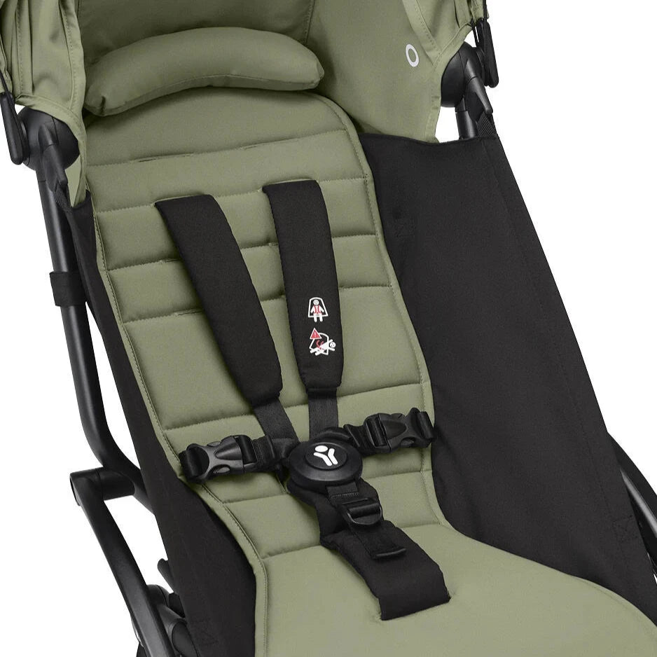 Stokke® YOYO³ Stroller From 6 Months - Olive on Black Frame