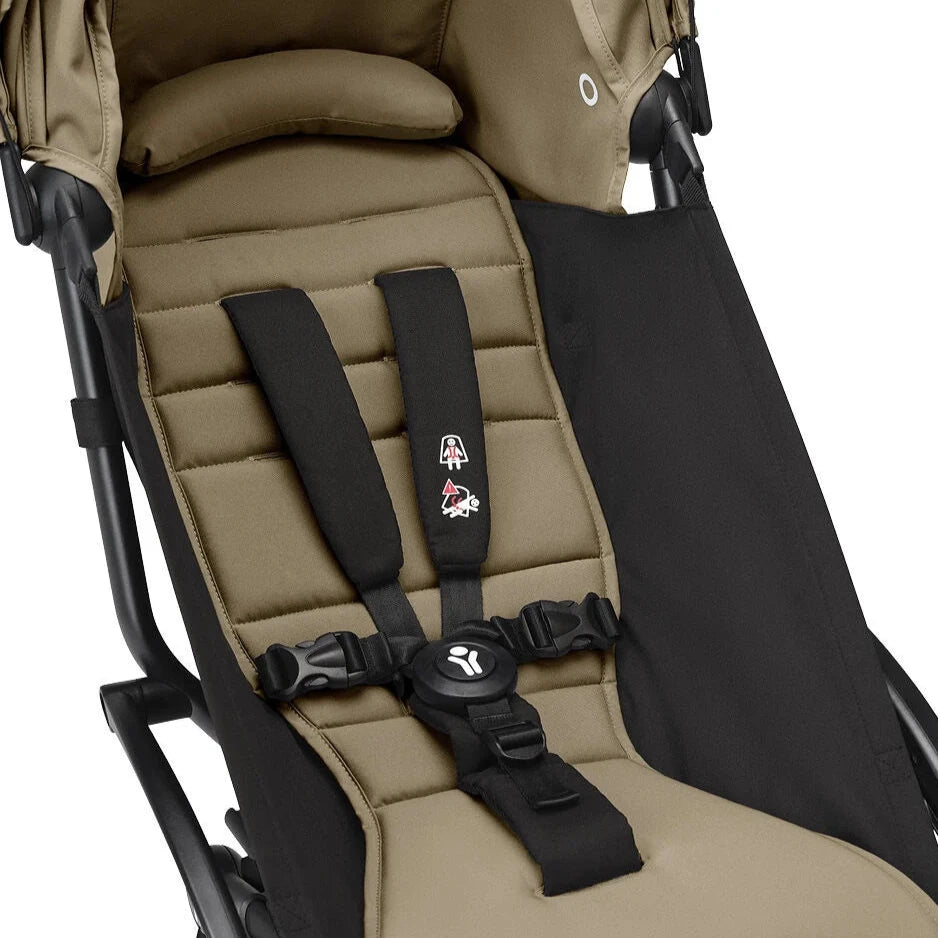 Stokke® YOYO³ Stroller From 6 Months - Toffee on Black Frame