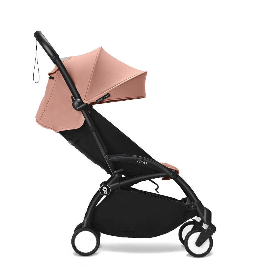 Stokke® YOYO³ Stroller From 6 Months - Ginger on Black Frame