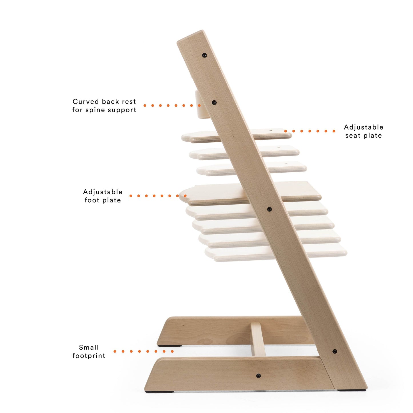 Tripp Trapp High Chair² - Oak Warm Brown