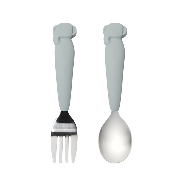 Kid's Spoon & Fork Set - Elephant