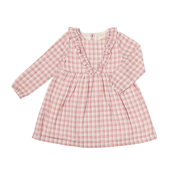 Rowan Dress - Pink Plaid