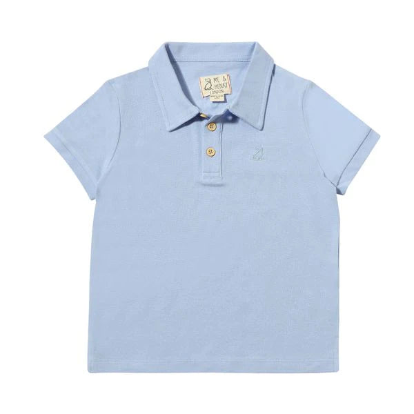 Shipping Polo - Blue Pique