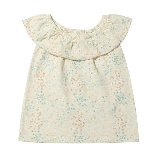 Zoe Top - Natural Spring Floral