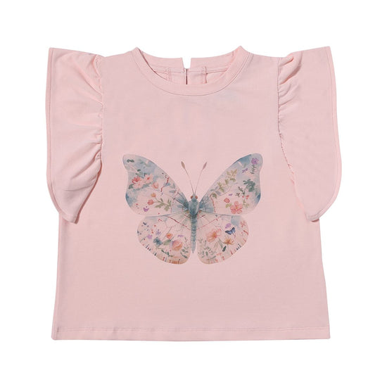 Sutton T-Shirt - Blue Butterfly