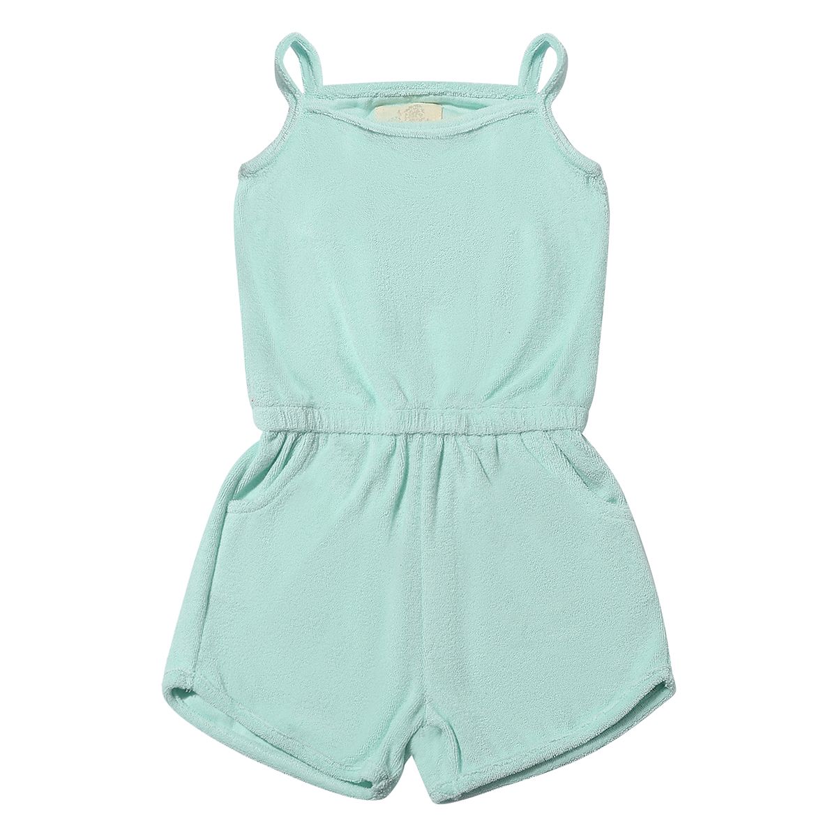 Shelby Romper - Aqua