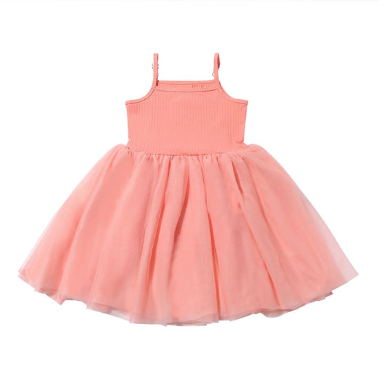 Kaia Tutu Dress - Coral