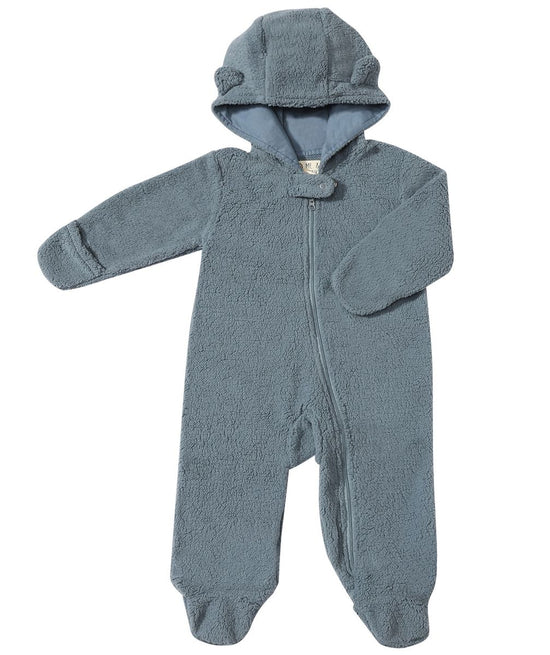 Artic Sherpa Romper - Blue