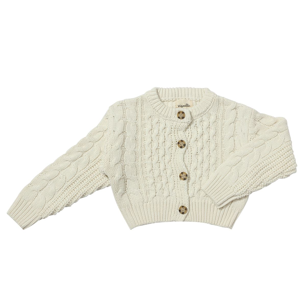 Evelyn Cardigan - Ivory Knit