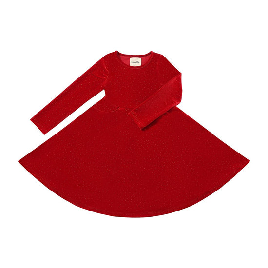 Merilee Dress - Red Sparkle
