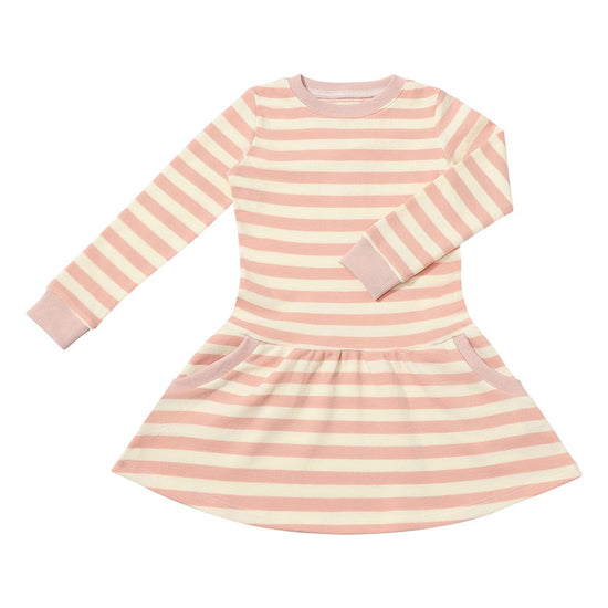 Lara Dress - Pink Stripe