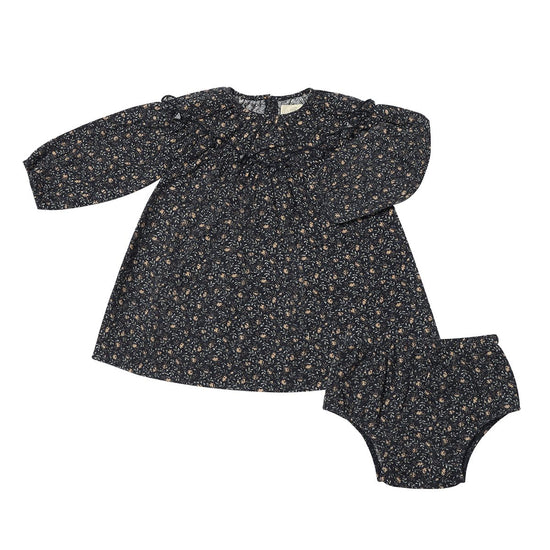 June Dress - Black Floral