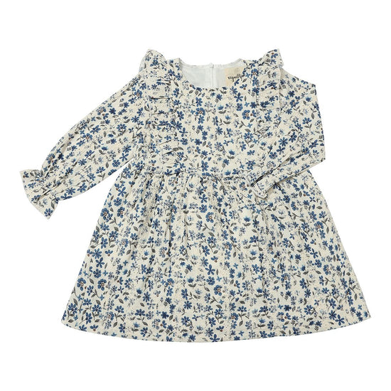 Sloane Dress - Blue Floral Eyelet