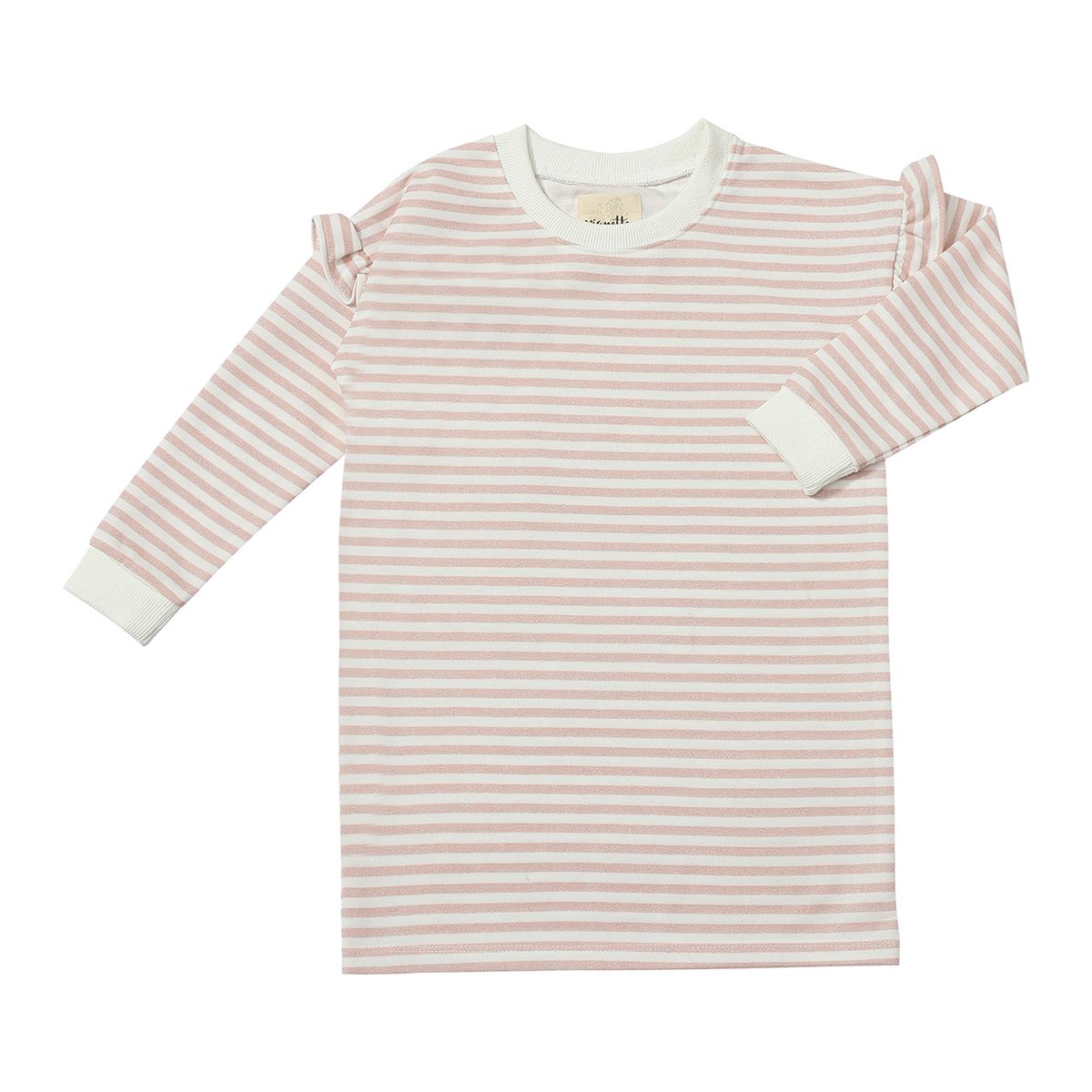Cora Dress - Pink Glimmer Stripe