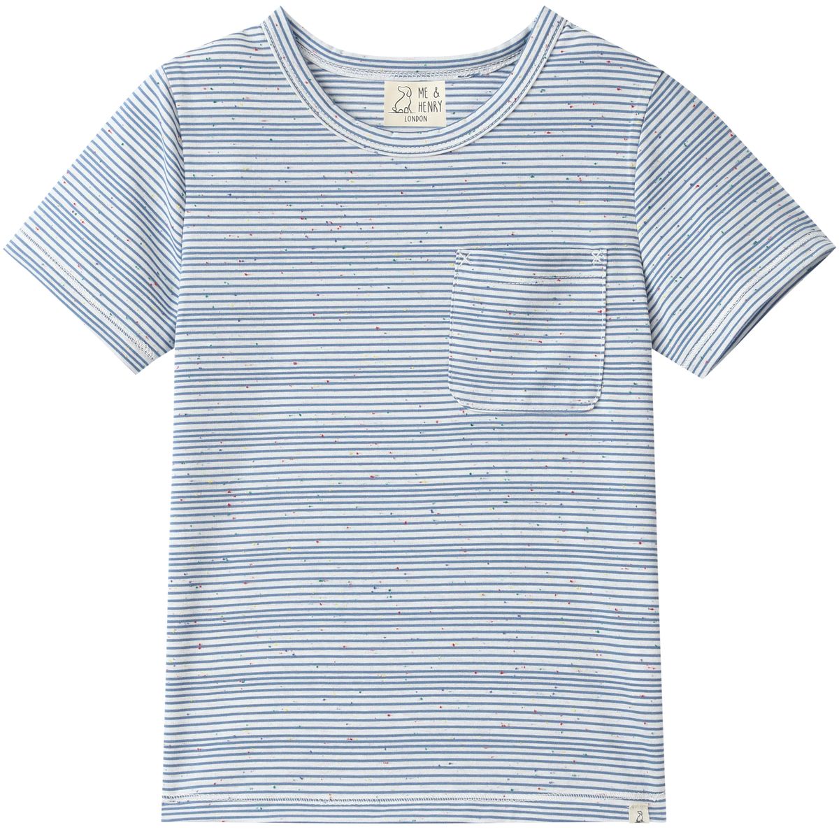 Josh Tee - Royal Speckle Stripe