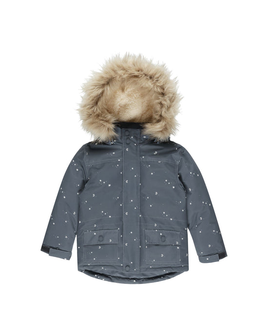 Parka Ski Jacket - Indigo Stars