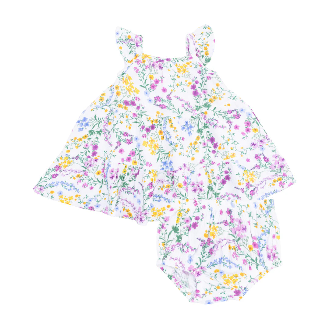 Cottage Climbing Floral Twirly Sundress