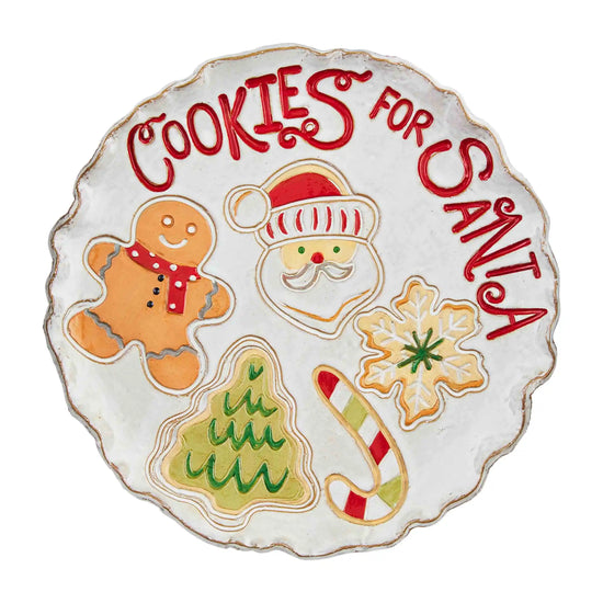 Cookies for Santa Plate