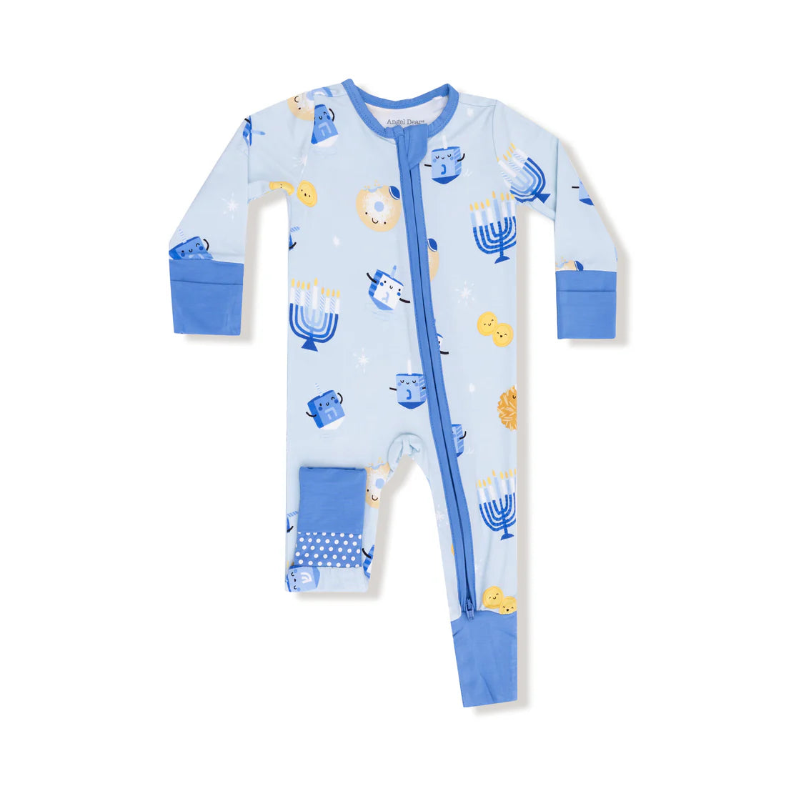 Hanukkah Convertible Romper - Blue