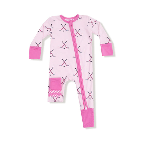 Hockey - Pink  Convertible Romper