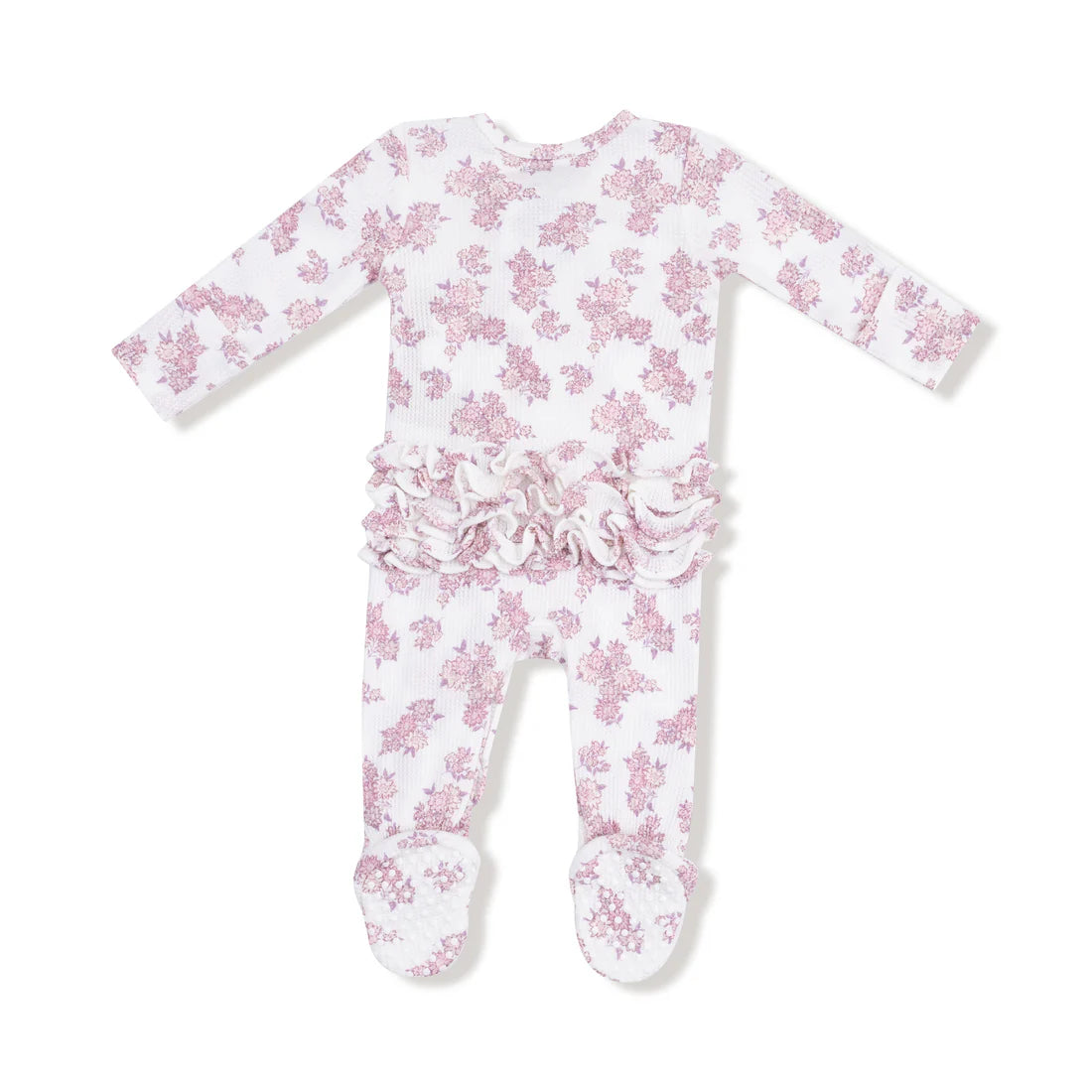 Countryside Coreopsis 2-Way Zipper Ruffle Back Footie
