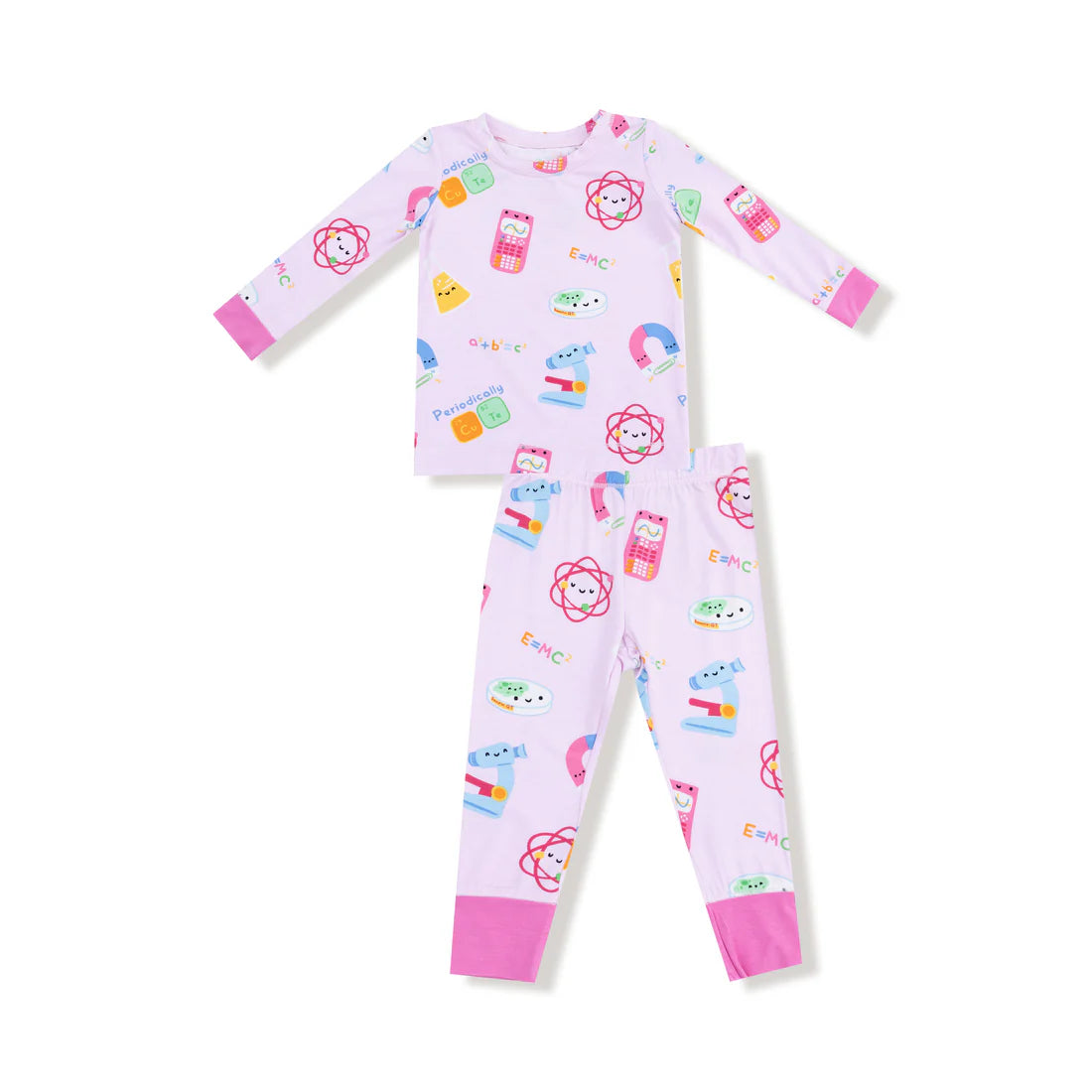 Future Scientist Pink Long Sleeve Loungewear Set