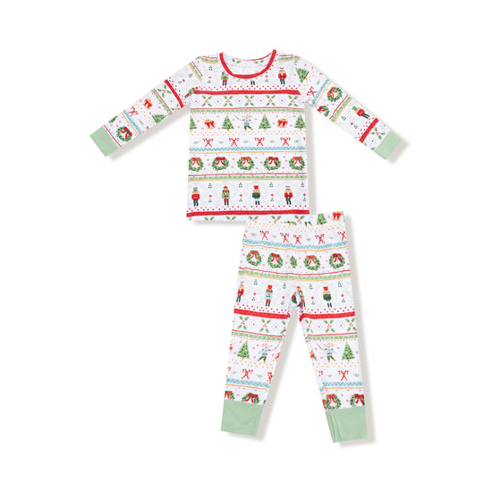 Nutcracker Fair Isle Long Sleeve Loungewear Set