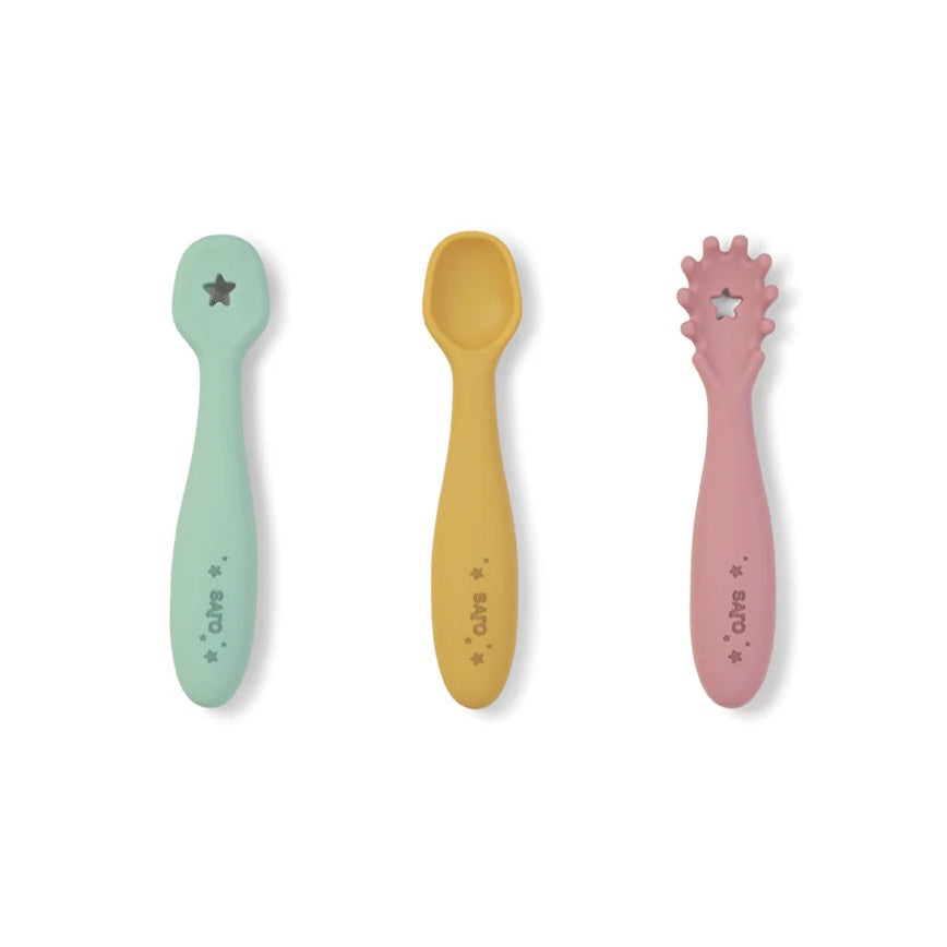 Learning Cutlery Set - Mustard/Mint/Blossom