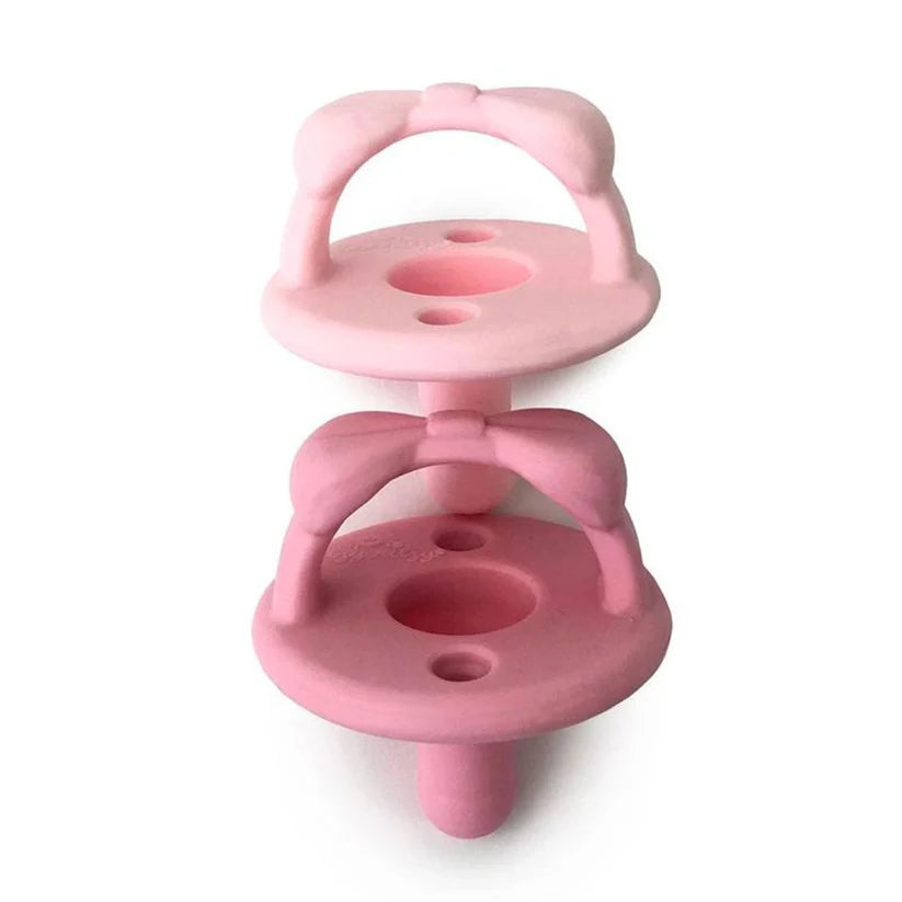 2-Pack Sweetie Soother™ Silicone Pacifier - Pink Bows