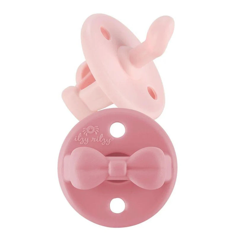 2-Pack Sweetie Soother™ Orthodontic Silicone Pacifier - Ballet Slipper & Primrose