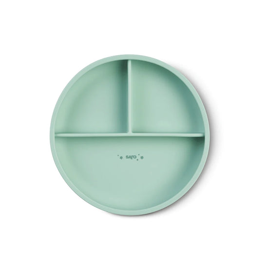 Food & Fun Plate With Sections - Mint