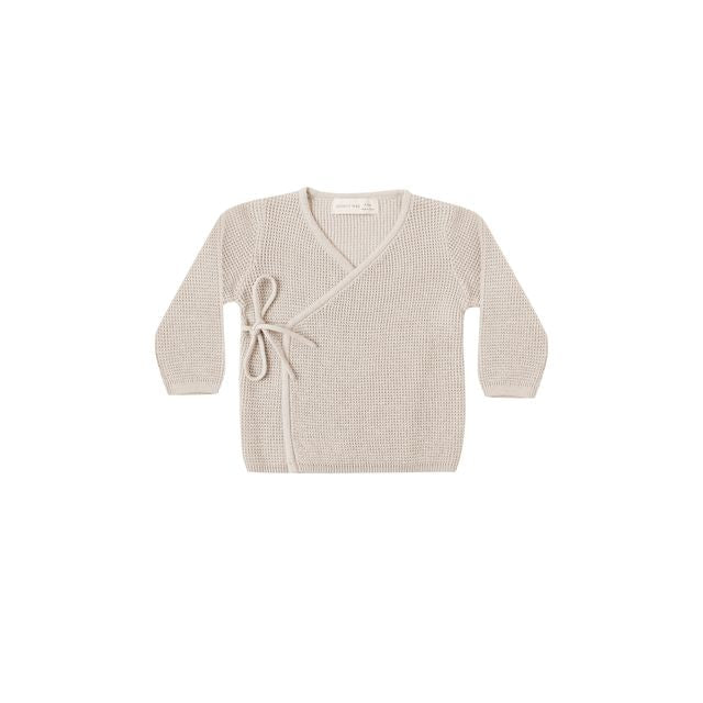 Knit Wrap Top - Oat