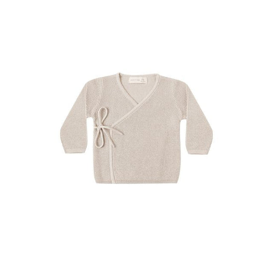 Knit Wrap Top - Oat
