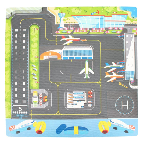 Airport Play Mat with DIY Airplane