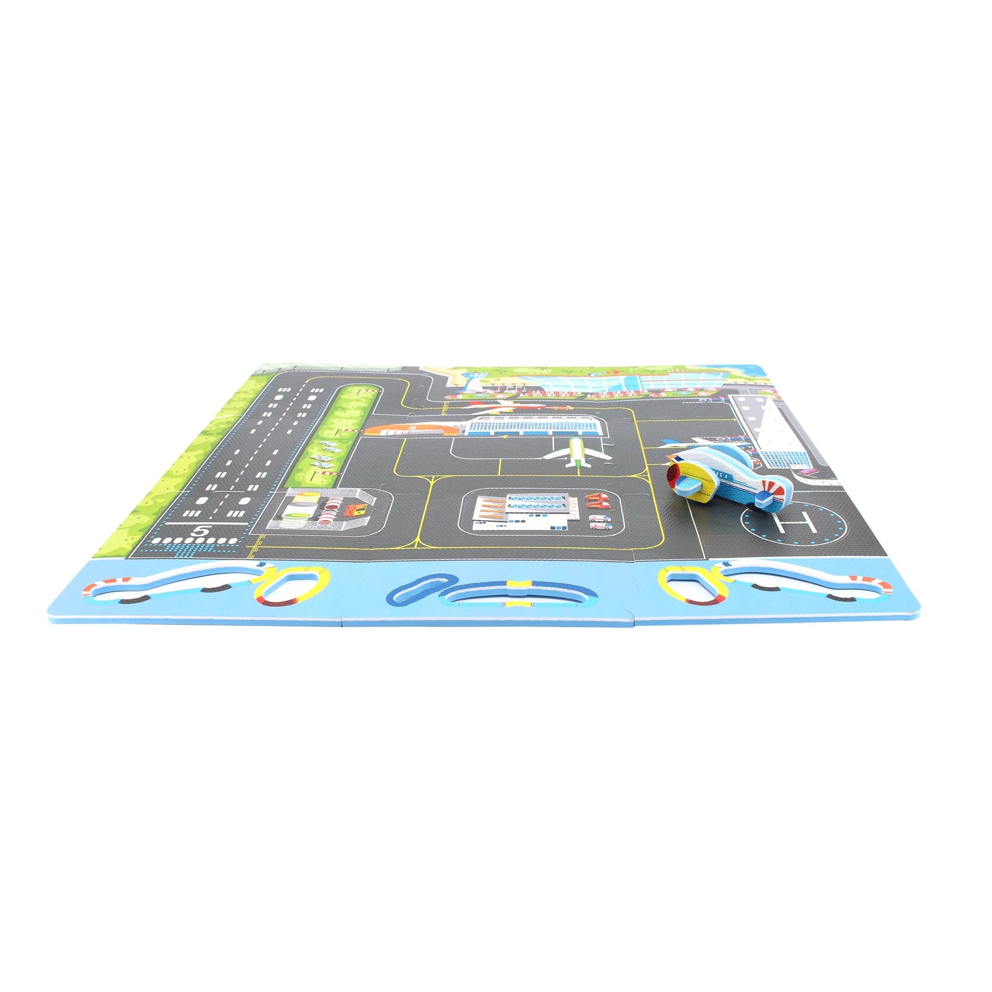 Airport Play Mat with DIY Airplane