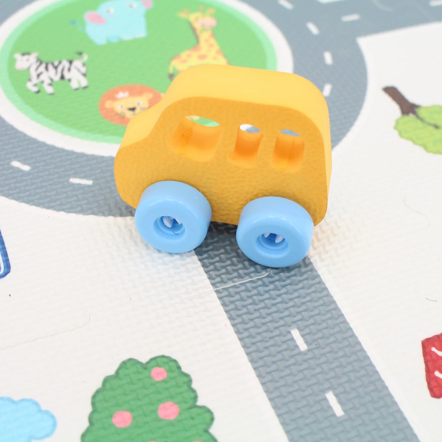 Around the Town Play Mat with DIY Car