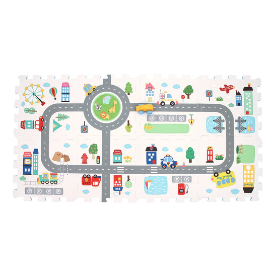 Around the Town Play Mat with DIY Car