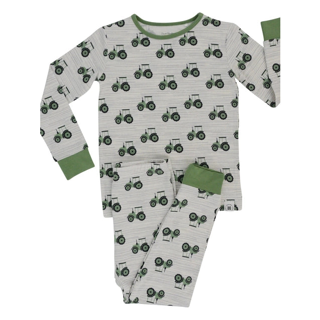 Tractor pajamas for toddlers hot sale